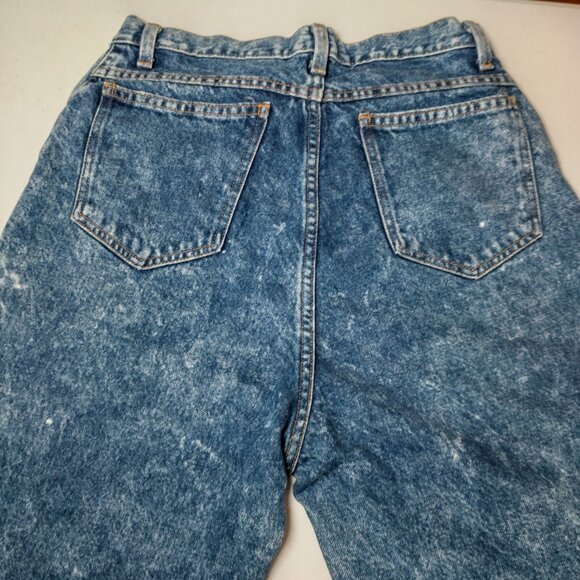 Vintage Sasson Acid Wash Jeans Women 14 Blue Stone Washed High Waist Mom 80s 90s - Picture 13 of 16